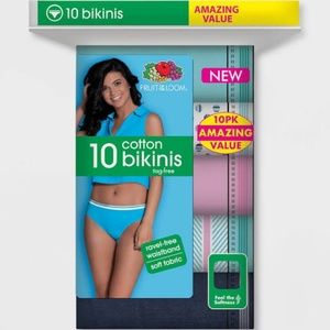 Fruit of the Loom cotton bikinis panties